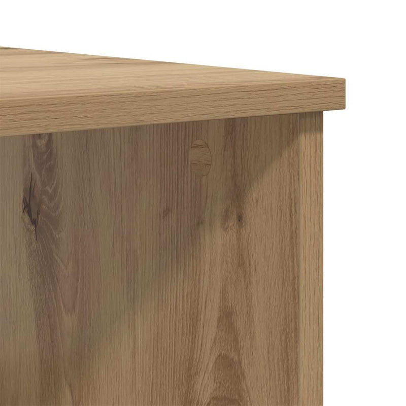 vidaXL Dohányzóasztal kézműves tölgy 100 x 50 x 36 cm Faanyag