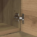 vidaXL Dohányzóasztal fiókkal Artisan tölgy 102 x 50 x 36cm Faanyag