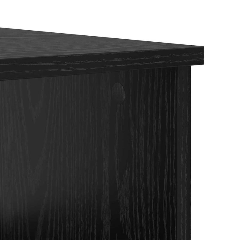 vidaXL Dohányzóasztal Musta tammi 100 x 50 x 36 cm Faanyag