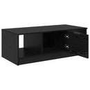 vidaXL Dohányzóasztal Fekete tölgy 102 x 50 x 36cm Szerelt Fa