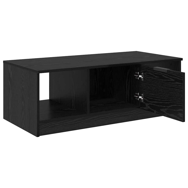 vidaXL Dohányzóasztal Musta tammi 100 x 50 x 36 cm Faanyag