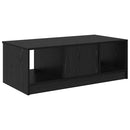 vidaXL Dohányzóasztal Fekete tölgy 102 x 50 x 36cm Szerelt Fa