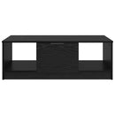 vidaXL Dohányzóasztal Fekete tölgy 102 x 50 x 36cm Szerelt Fa