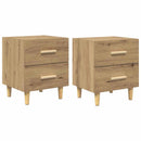 vidaXL Ágyat tartó szekrény 2 pcs Artisan tölgy 40 x 35 x 47.5cm