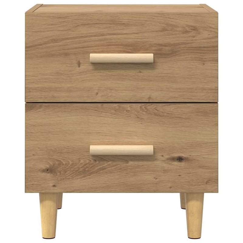 vidaXL Ágyat tartó szekrény 2 pcs kézműves tölgy 40 x 35 x 47.5 cm