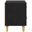 vidaXL Ágyat tartó szekrény Fekete tölgy 40 x 35 x 47.5cm Faanyag