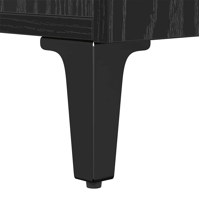 vidaXL Ágyat tartó szekrény 2 pcs Musta tammi 40 x 35 x 47.5 cm