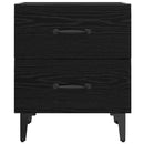 vidaXL Ágyat tartó szekrény 2 pcs Fekete tölgy 40 x 35 x 47,5 cm