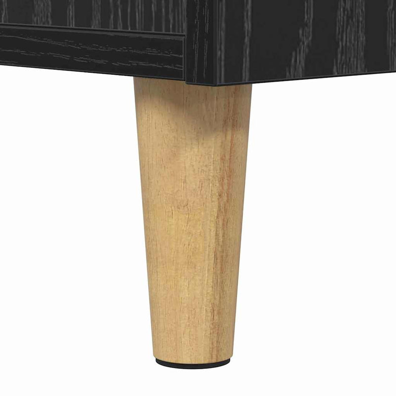 vidaXL Éjjeliszekrény 2 pcs Musta tammi 40 x 35 x 47.5 cm Faanyag