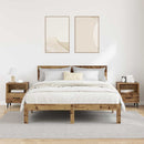 vidaXL Éjjeliszekrény fiókkal 2 pcs Régi fa 40 x 35 x 47.5 cm Faanyag