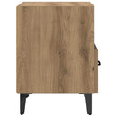 vidaXL Éjjeliszekrény 2 pcs kézműves tölgy 40 x 35 x 47.5 cm Faanyag