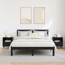 vidaXL Éjjeliszekrény 2 pcs Musta tammi 40 x 35 x 47.5 cm Faanyag