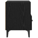 vidaXL Éjjeliszekrény 2 pcs Musta tammi 40 x 35 x 47.5 cm Faanyag