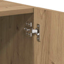 vidaXL Éjjeliszekrény 2 pcs Artisan tölgy 40 x 40 x 50 cm Faanyag