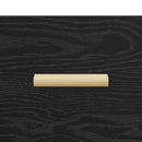 vidaXL Éjjeliszekrény fiókkal Musta tammi 40 x 40 x 66 cm Faanyag
