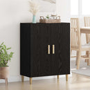 vidaXL Széf Fekete tölgy 70 x 34 x 90 cm Faanyag