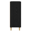 vidaXL Széf Fekete tölgy 70 x 34 x 90 cm Faanyag