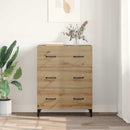 vidaXL Széf Artisan tölgy 69,5 x 34 x 90 cm Műszaki fa és vas