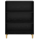 vidaXL Széf Fekete tölgy 69,5 x 32,5 x 90 cm Szerelt Fa