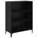 vidaXL Széf Fekete tölgy 69,5 x 32,5 x 90 cm Faanyag