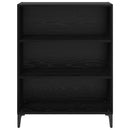 vidaXL Széf Fekete tölgy 69,5 x 32,5 x 90 cm Faanyag