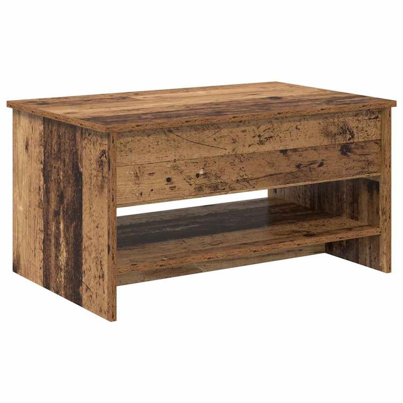 vidaXL Dohányzóasztal Régi fa 80 x 50.5 x 41.5 cm Faanyag