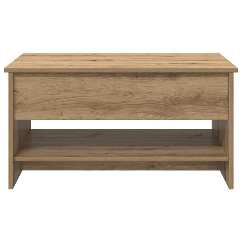 vidaXL Dohányzóasztal kézműves tölgy 80 x 50.5 x 41.5 cm Faanyag