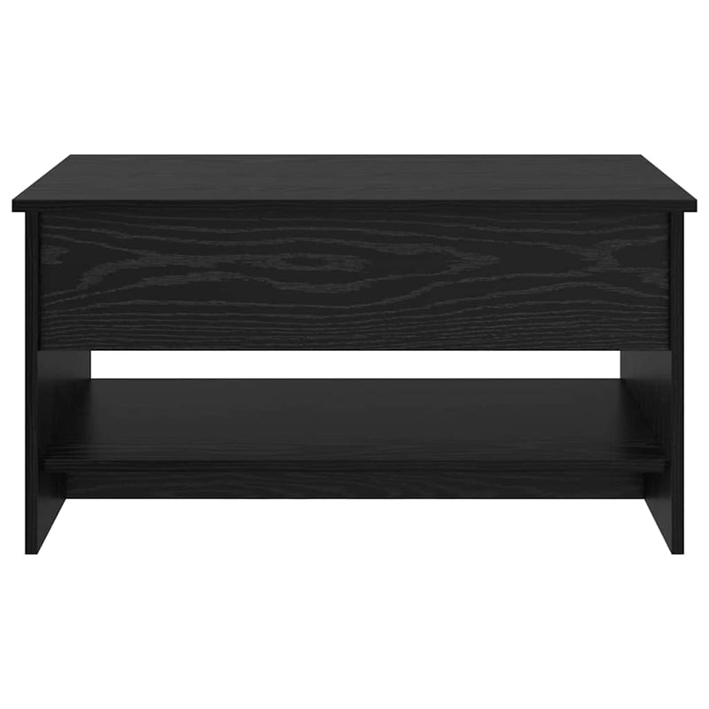 vidaXL Dohányzóasztal Musta tammi 80 x 50.5 x 41.5 cm Faanyag