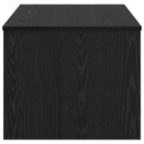 vidaXL Dohányzóasztal Fekete tölgy 80 x 50,5 x 41,5 cm Faanyag