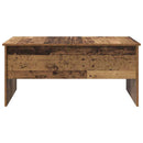 vidaXL Dohányzóasztal Öreg fa 102 x 50,5 x 46,5 cm Faanyag