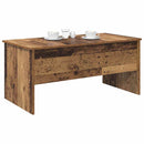 vidaXL Dohányzóasztal Öreg fa 102 x 50,5 x 46,5 cm Faanyag