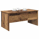 vidaXL Dohányzóasztal Öreg fa 102 x 50,5 x 46,5 cm Faanyag