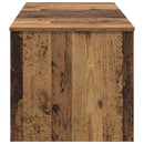 vidaXL Dohányzóasztal Öreg fa 102 x 50,5 x 46,5 cm Faanyag