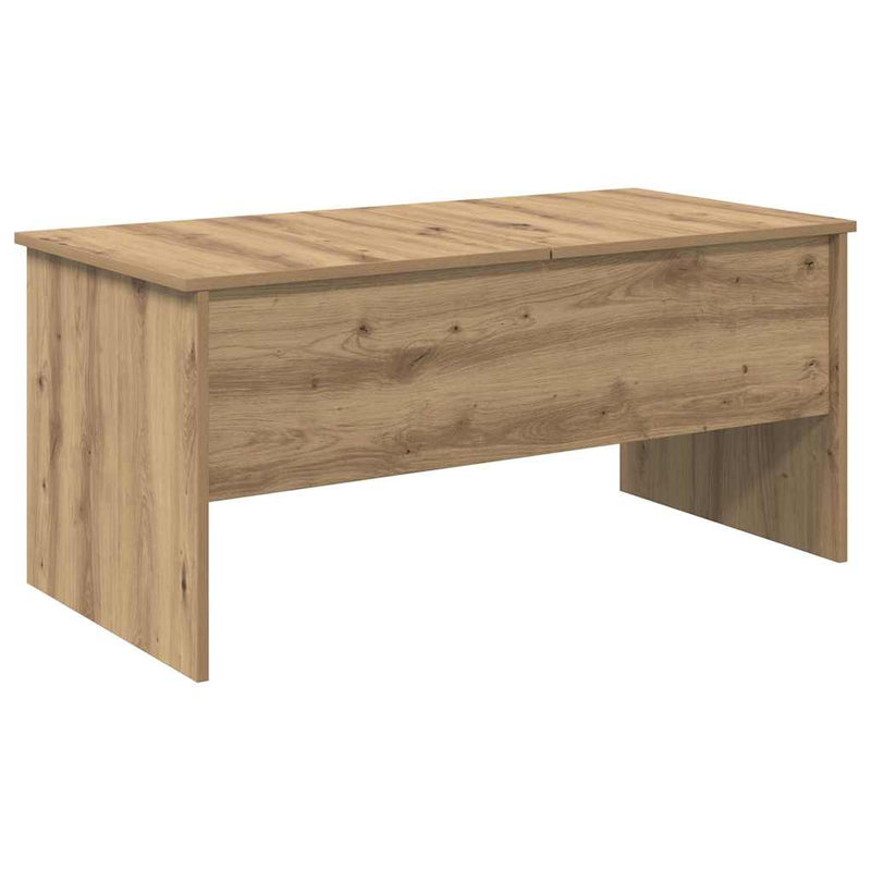 vidaXL Dohányzóasztal kézműves tölgy 102 x 50,5 x 46,5 cm Faanyag