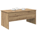 vidaXL Dohányzóasztal Artisan tölgy 102 x 50,5 x 46,5 cm Szerelt Fa