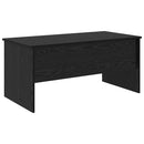 vidaXL Dohányzóasztal Fekete tölgy 102 x 50,5 x 46,5 cm Faanyag