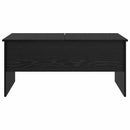 vidaXL Dohányzóasztal Fekete tölgy 102 x 50,5 x 46,5 cm Faanyag