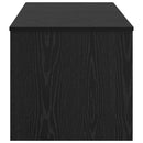 vidaXL Dohányzóasztal Fekete tölgy 102 x 50,5 x 46,5 cm Faanyag