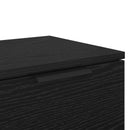 vidaXL Éjjeliszekrény fiókkal Fekete tölgy 34 x 30 x 20 cm Faanyag