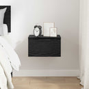 vidaXL Éjjeliszekrény fiókkal Fekete tölgy 34 x 30 x 20 cm Faanyag