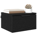 vidaXL Éjjeliszekrény 2 pcs Fekete tölgy 34 x 30 x 20 cm Faanyag