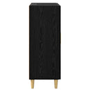 vidaXL Széf fiókkal Fekete tölgy 69,5 x 34 x 90 cm Faanyag