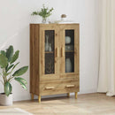 vidaXL Magasfiú fiókkal Artisan tölgy 70 x 31 x 115 cm Faanyag