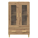 vidaXL Magasfiú fiókkal Artisan tölgy 70 x 31 x 115 cm Faanyag
