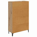 vidaXL Magasfiú Artisan tölgy 70 x 31 x 115 cm Műszaki fa és vas