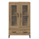 vidaXL Magasfiú Artisan tölgy 70 x 31 x 115 cm Műszaki fa és vas