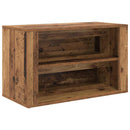 vidaXL Cipőtartó polcokkal tárolóval Régi fa 75 x 35 x 45 cm Faanyag