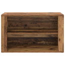 vidaXL Cipőtartó polcokkal tárolóval Régi fa 75 x 35 x 45 cm Faanyag
