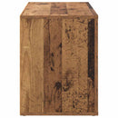 vidaXL Cipőtartó polcokkal tárolóval Régi fa 75 x 35 x 45 cm Faanyag