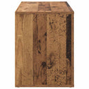 vidaXL Cipőtartó polcokkal tárolóval Régi fa 75 x 35 x 45 cm Faanyag